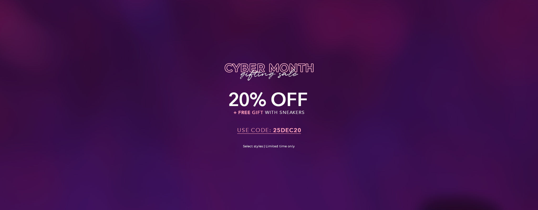 Cyber Month Gifting Sale
