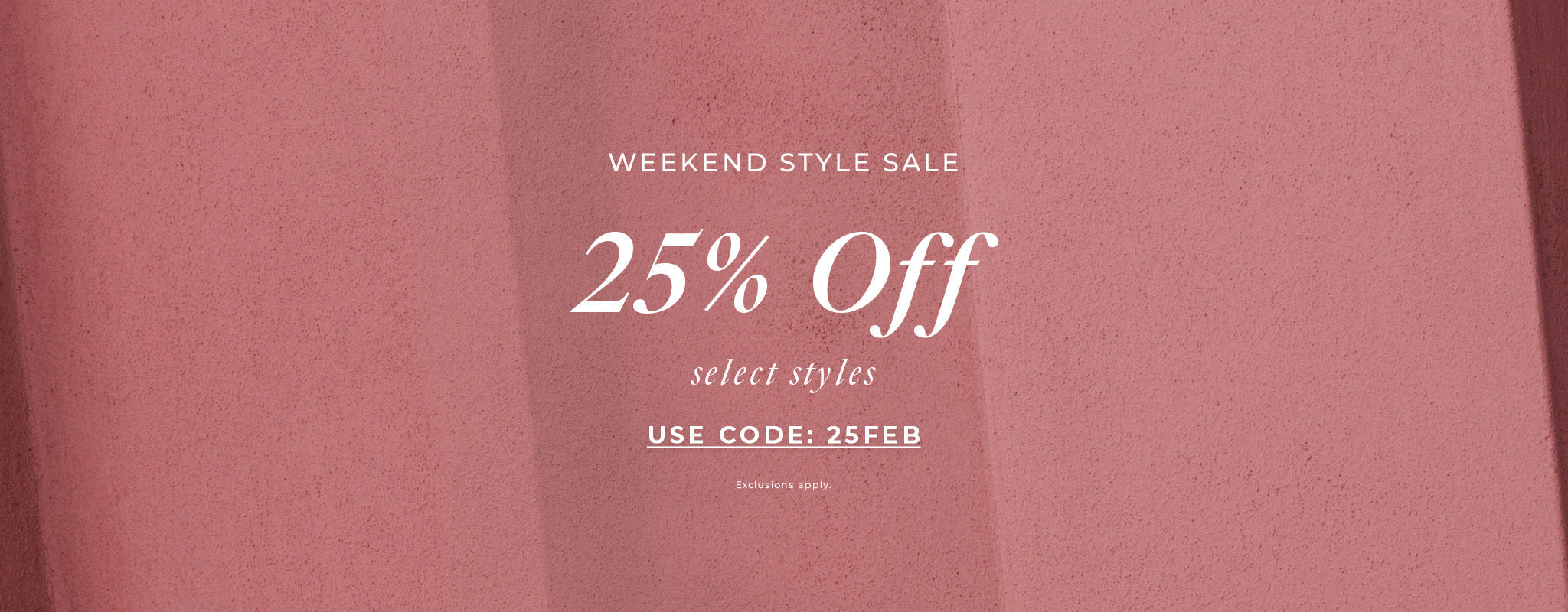 Weekend Style Sale