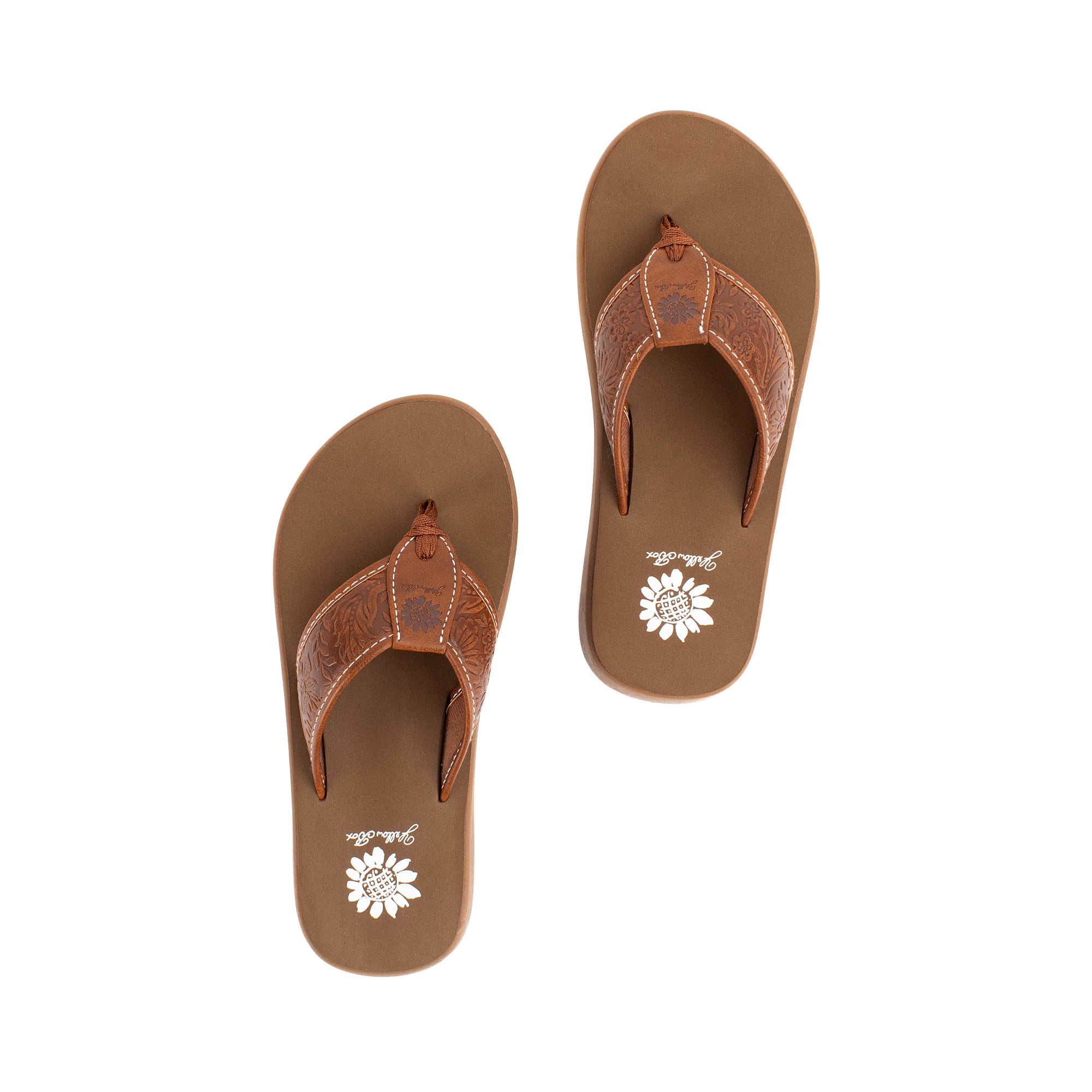 Yellow box sale mens flip flops