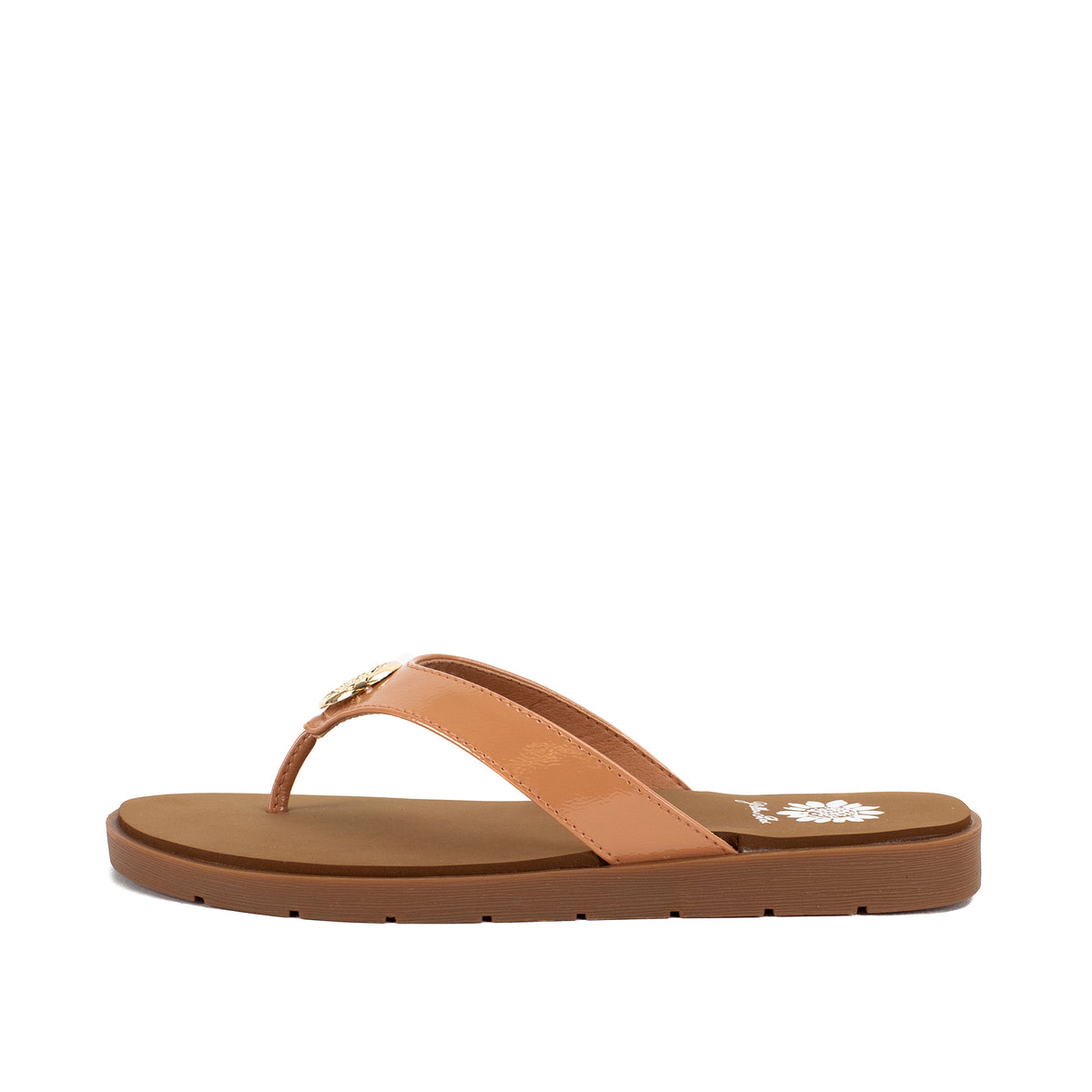 NWT GAP Faux-Leather Flip Flops Color: Palomino Brown SIZE 9/10 Men main image 4