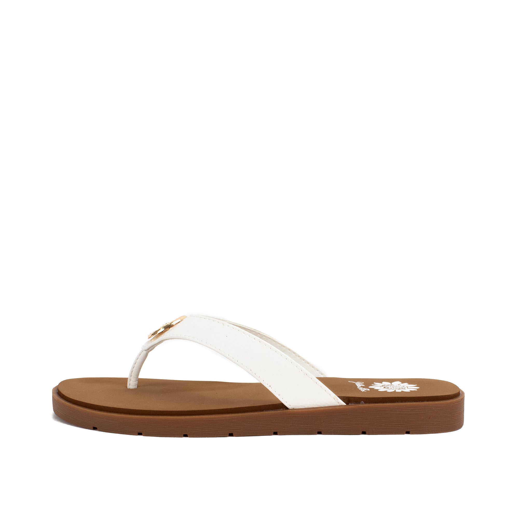 White flip flops for fashion womens