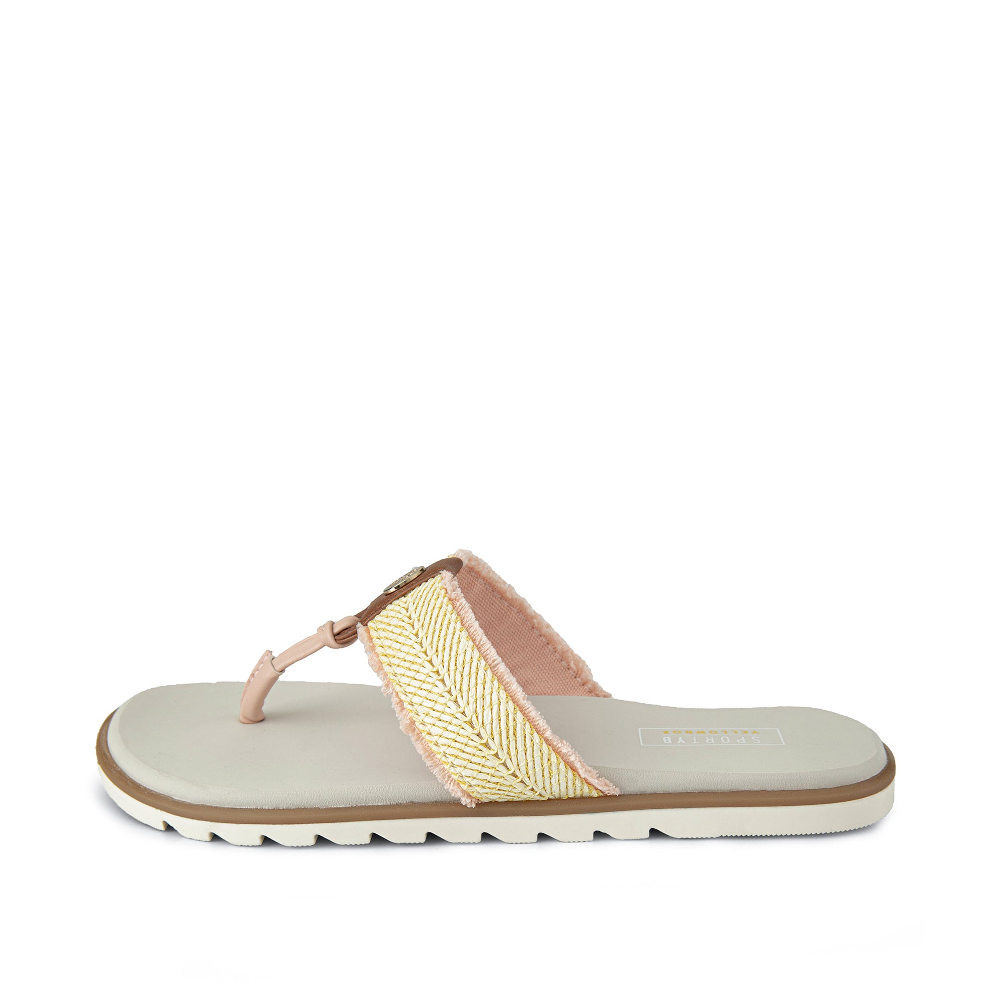 Stencil Thong Sandal