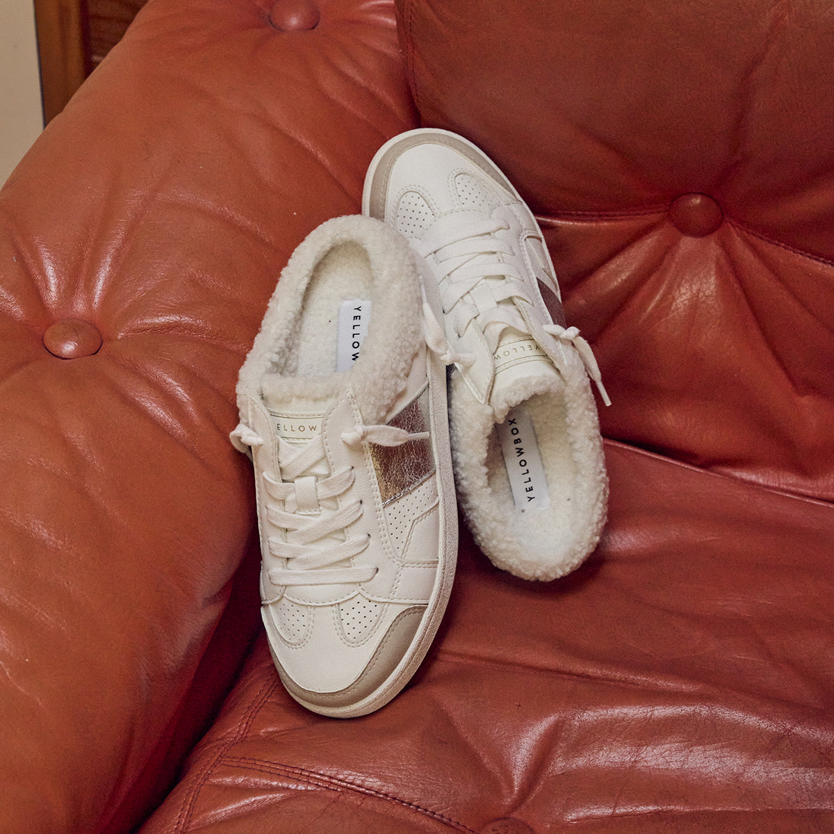 Corbin Shearling Mule Sneaker | Yellow Box Official Site – YELLOW