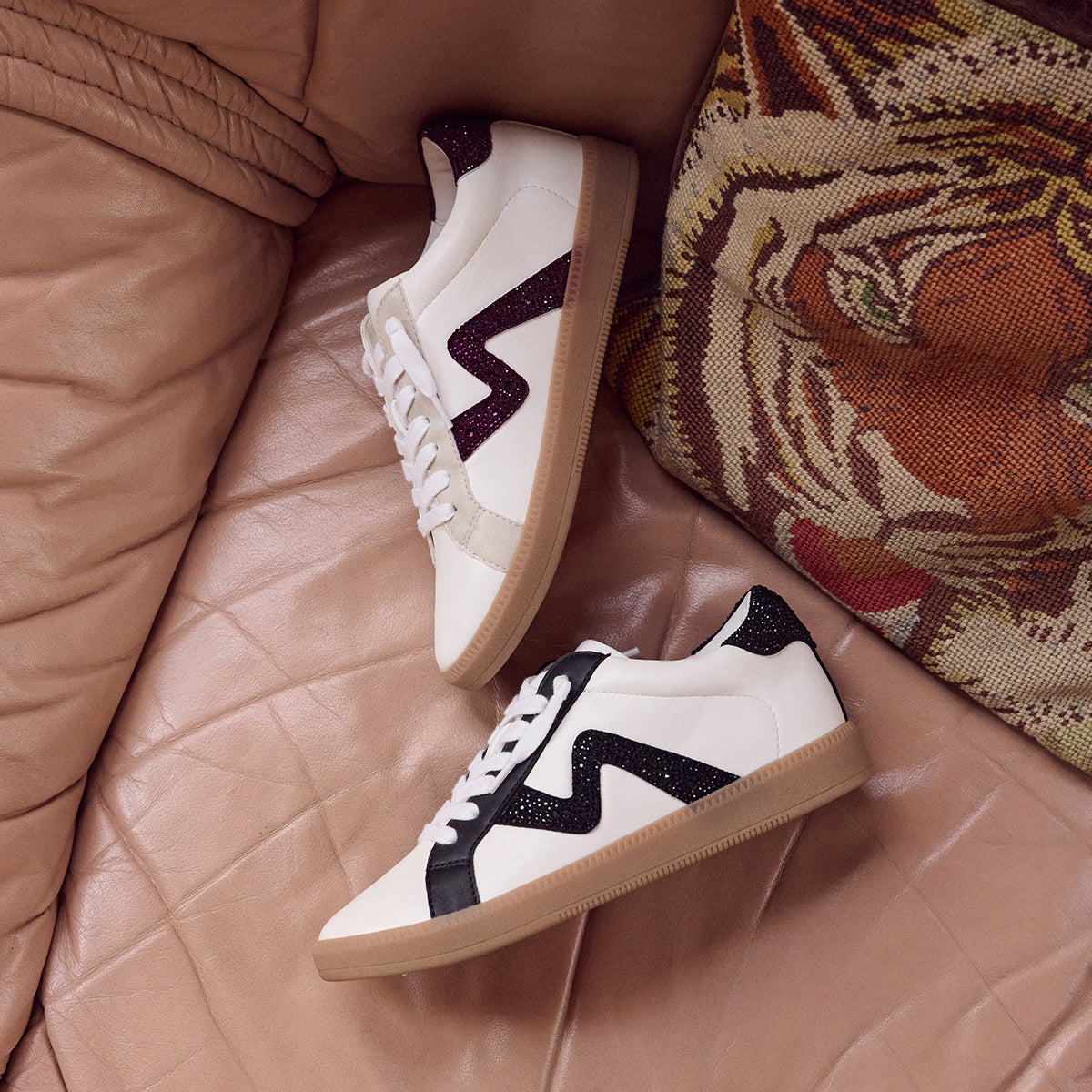 Ziti Crystal Sneaker | Yellow Box Official Site – YELLOW BOX FOOTWEAR