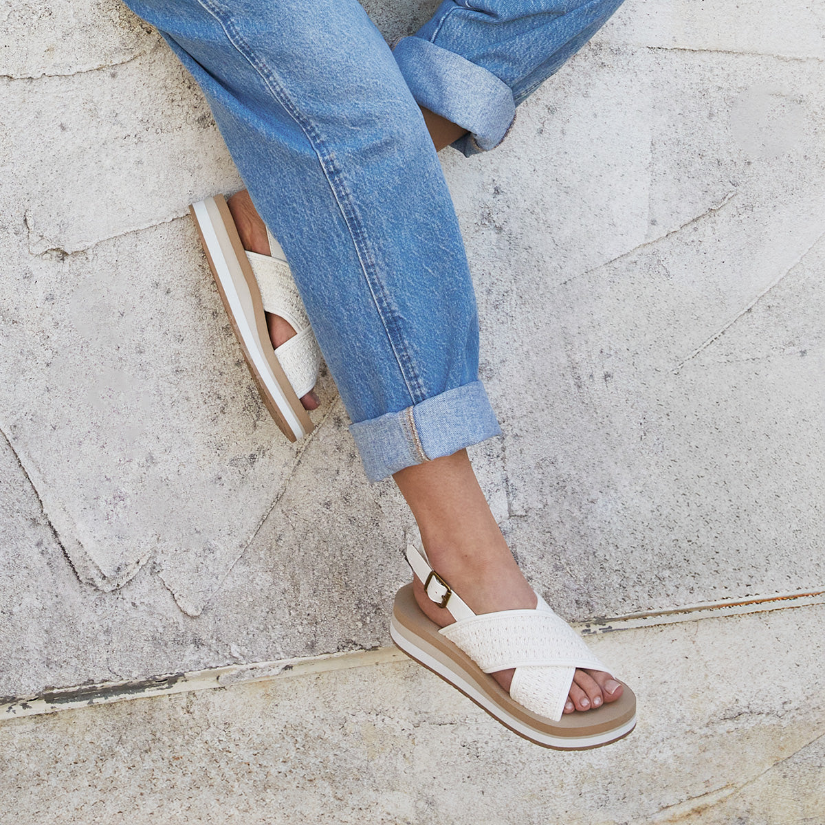 Mariane Flatform Sandal | Yellow Box Official Site – YELLOW BOX