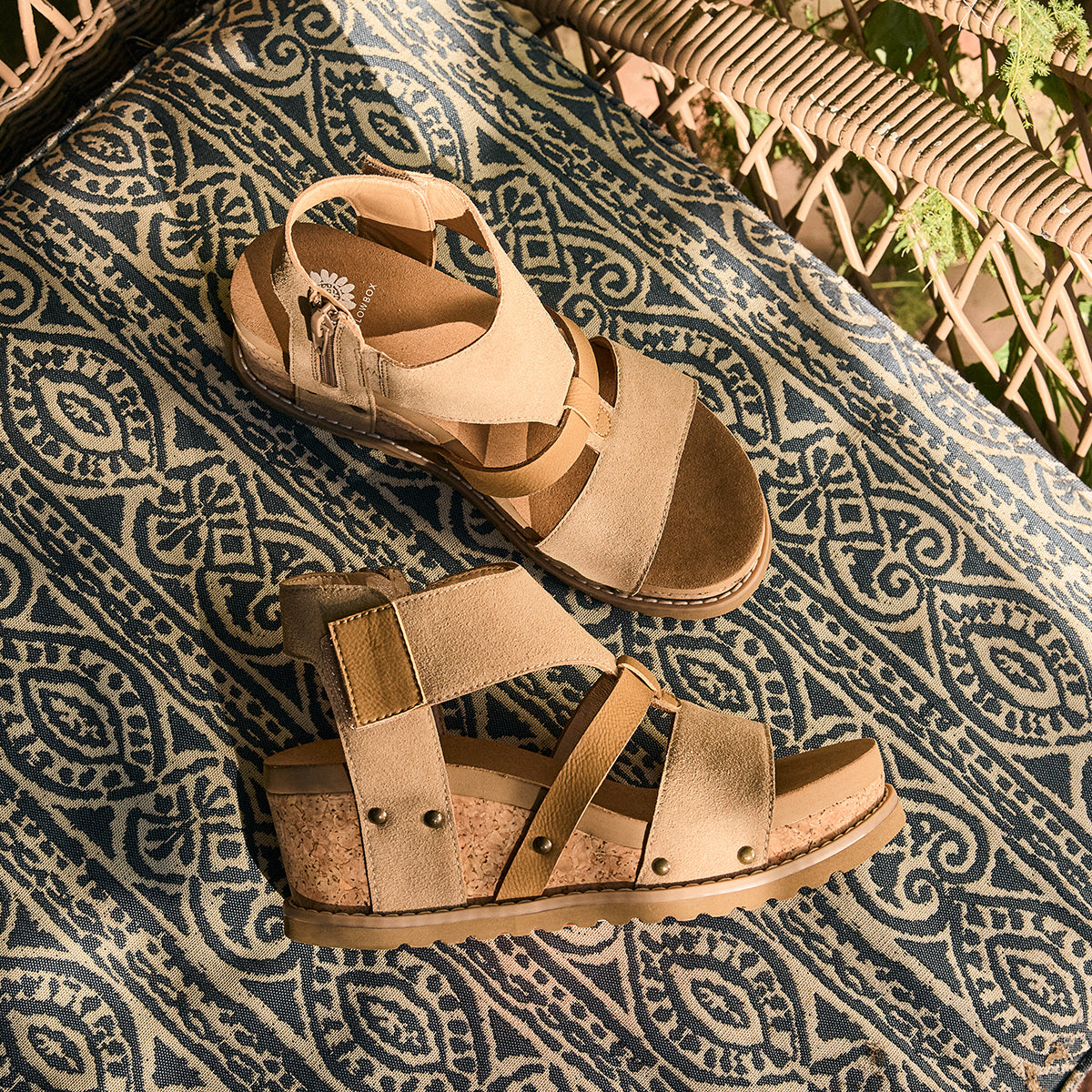 Adris Cork Wedge Sandal | Yellow Box Official Site – YELLOW BOX
