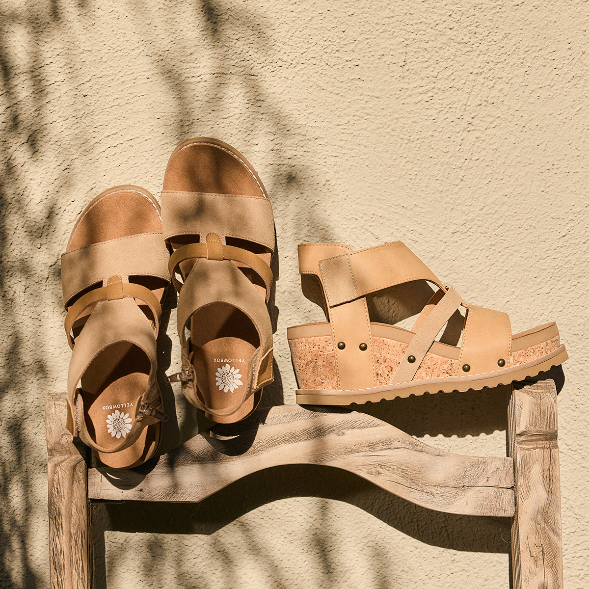 Adris Cork Wedge Sandal | Yellow Box Official Site – YELLOW BOX