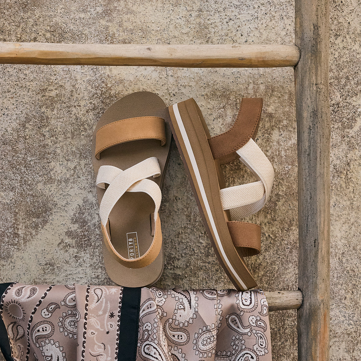 Manuela Flatform Sandal | Yellow Box Official Site – YELLOW BOX
