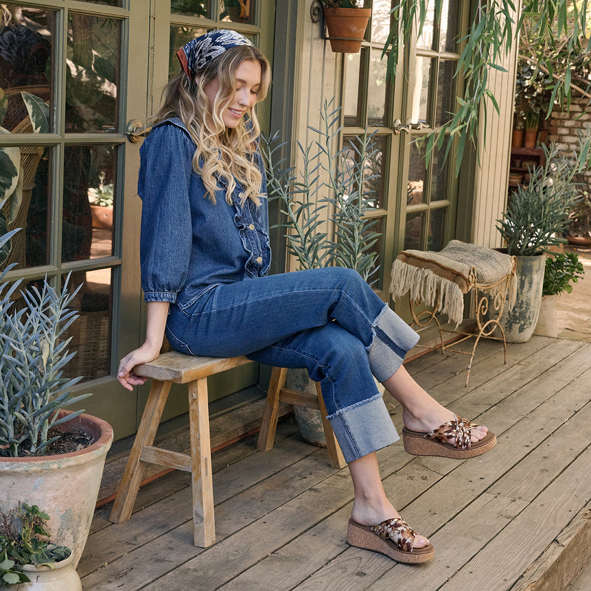 Venture Cork Wedge Sandal | Yellow Box Official Site – YELLOW BOX