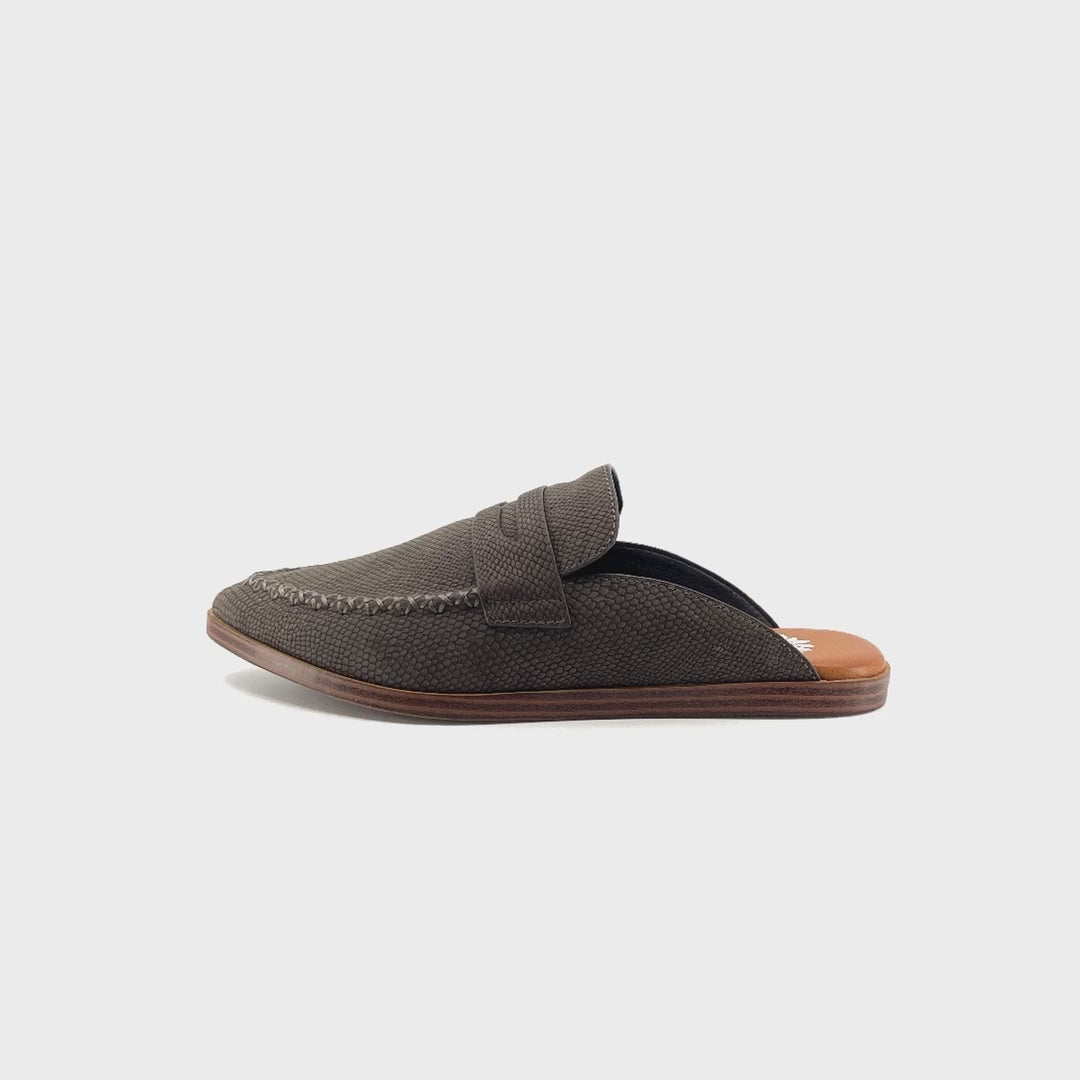 Nineta Flat Mule – Yellow Box