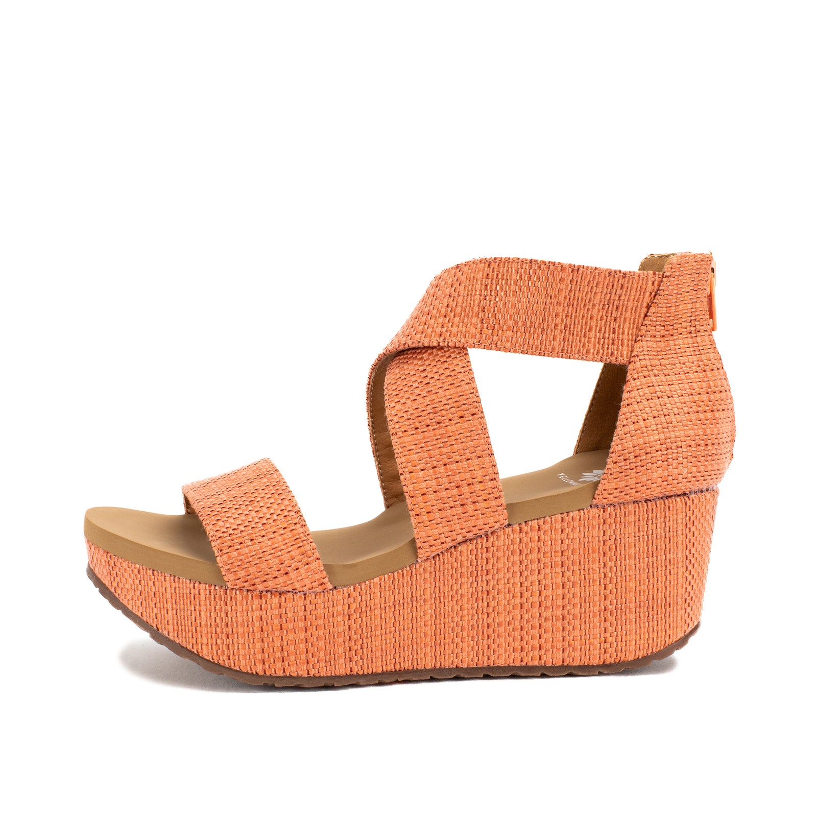 Bronwen Wedge Sandal – Yellow Box