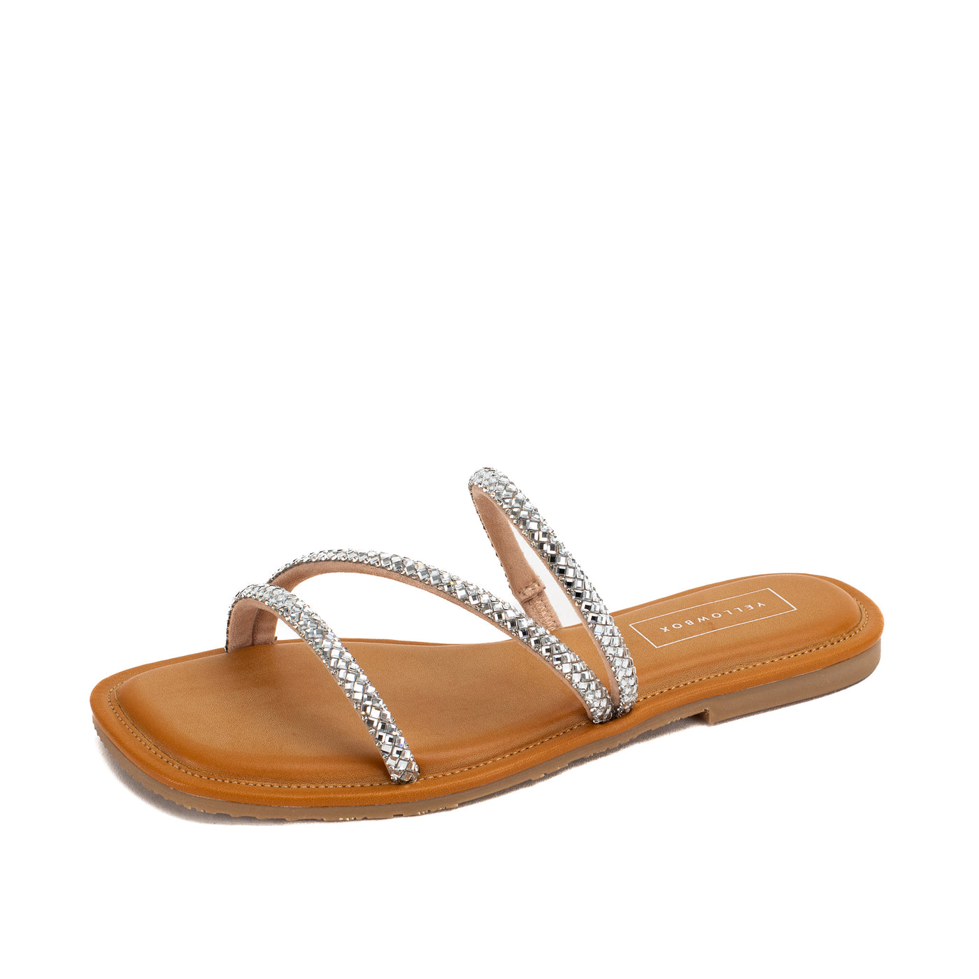 Darian Flat Sandal Yellow Box